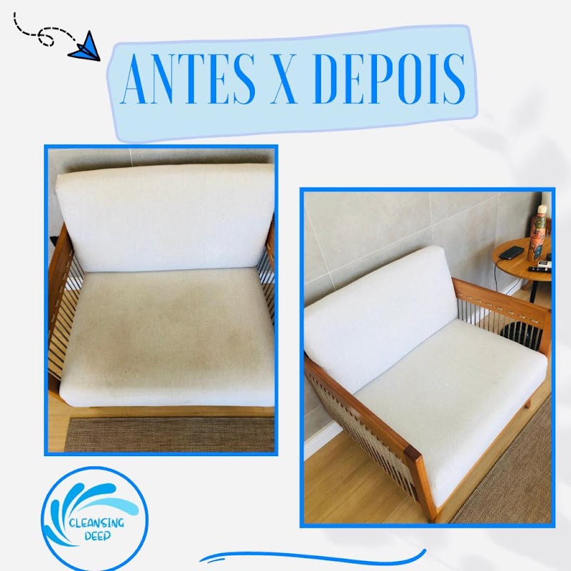 Cleansing deep limpeza de estofados | Limpeza de sofá em vitória | Vitória ES | Impermeabilização de sofá vitória - Empresa de Limpeza em Jardim Camburi, Vitória/ES - Foto 2