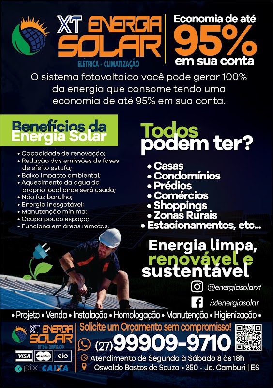 XT Energia Solar - Energia Solar em Jardim Camburi, Vitória/ES - Foto 4