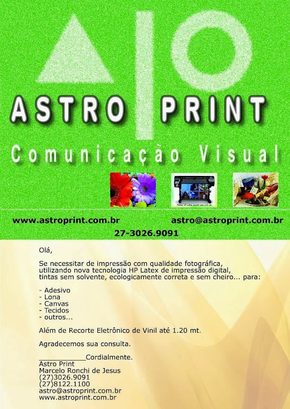 Astro Print Comunicação Visual e Adesivos Decorativos