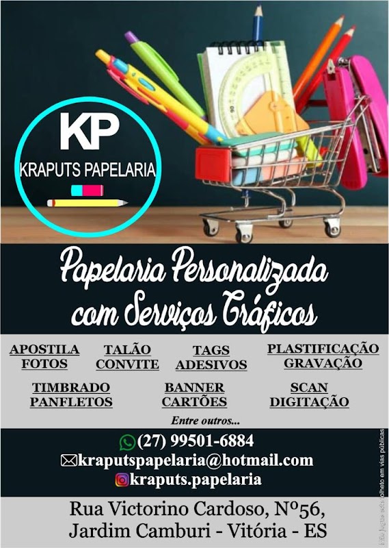 Kraputs Papelaria - Papelaria em Jardim Camburi, Vitória/ES - Foto 2