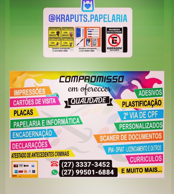 Kraputs Papelaria - Papelaria em Jardim Camburi, Vitória/ES - Foto 3